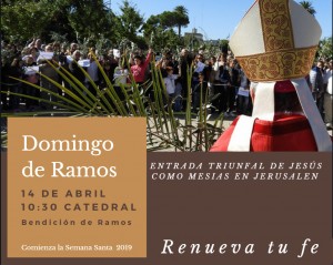 Afiche Domingo de Ramos Catedral