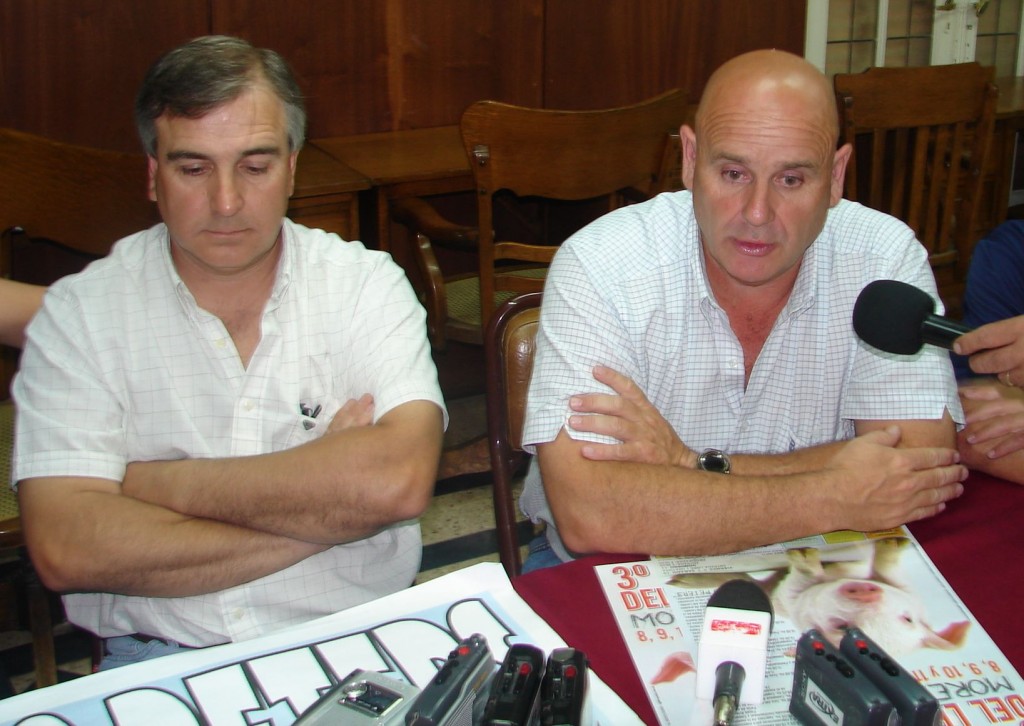 Conferencia de prensa realizada ayer anunciando la Fiesta.