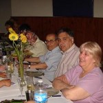 Asistentes a la cena ofrecida por la Asociación Cultural Nuevejuliense.