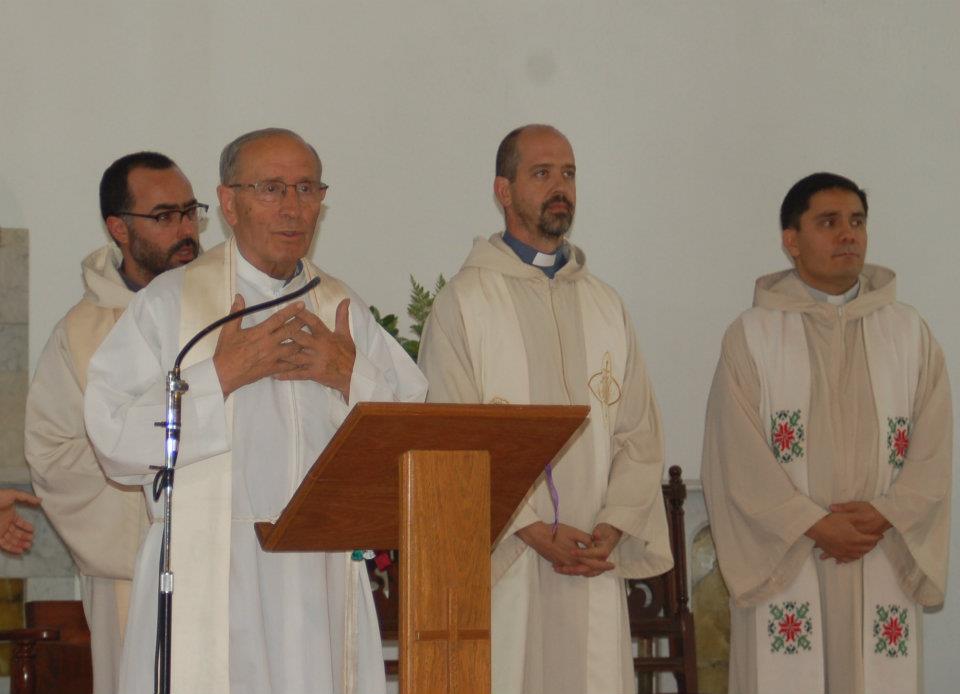 El Padre Pedro, en la misa celebrada ayer en Trenque Lauquen El Padre Pedro, en la misa celebrada ayer en Trenque Lauquen