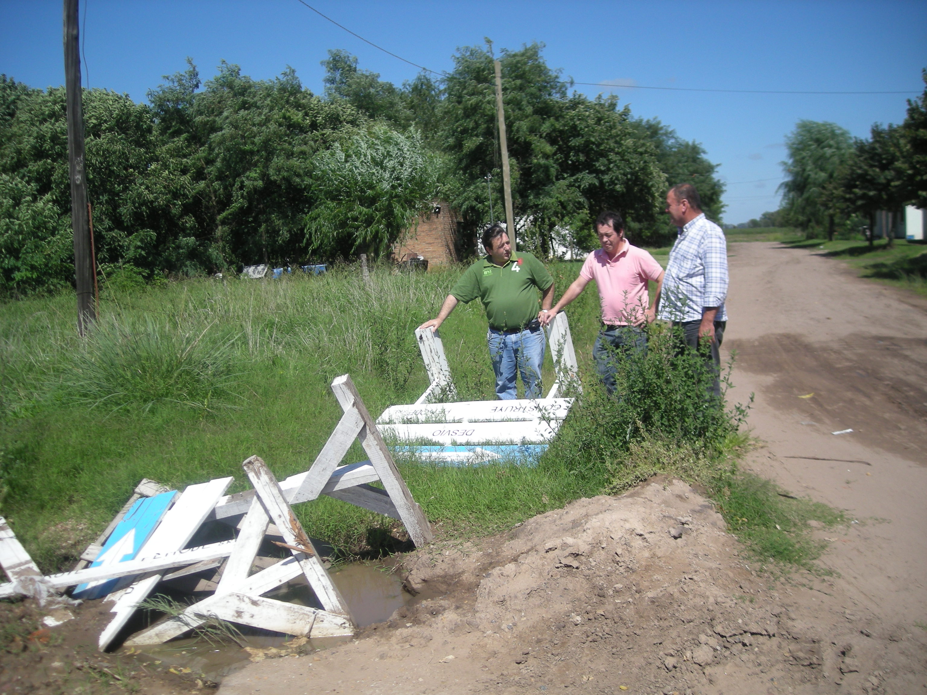 Giuliodoro y Cerdeira, concejales del FpV visitaron Dudignac