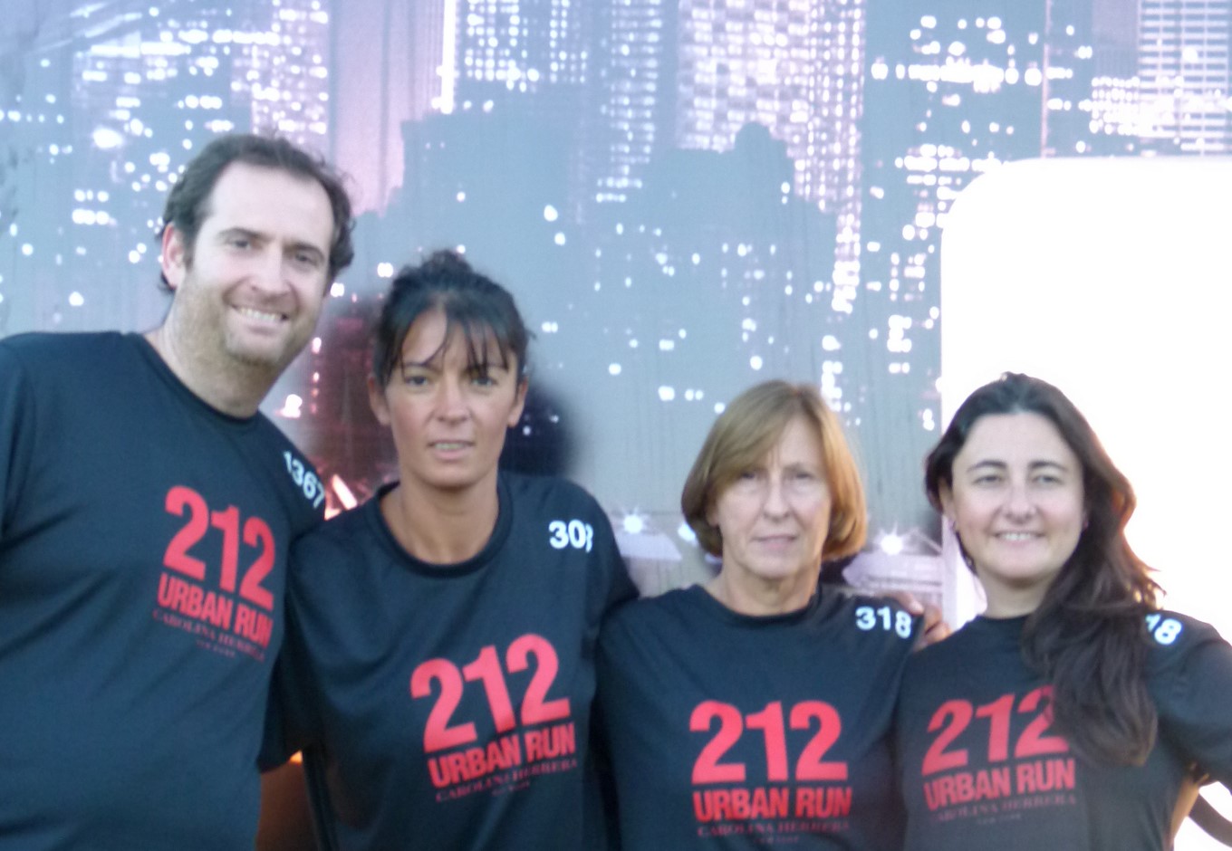 Nuevejulienses en el Maratón 212 Carolina Herrera