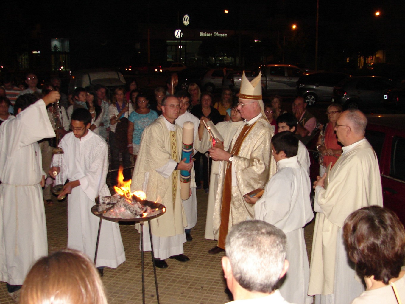 Los cristianos celebraron la Pascua