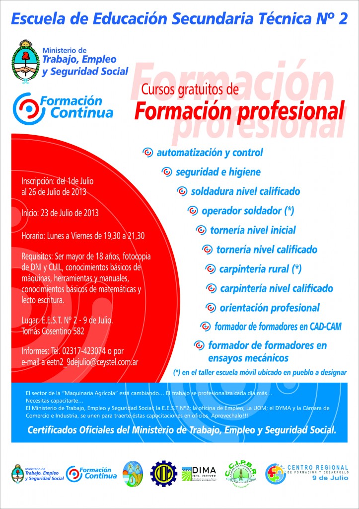 difusion cursos fp MTEYSS