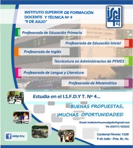 prpopuesta educativa isfd