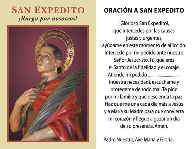 19 De Agosto Se Recuerda A San Expedito Diario El 9 De Julio