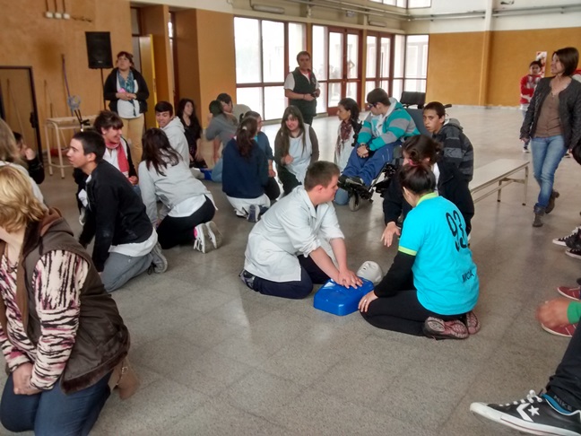 Jornadas de Reanimación Cardiopulmonar (RCP) en las Escuelas Secundarias