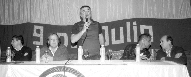 Estuvo Beraldi acompañado por Cascini y Basualdo