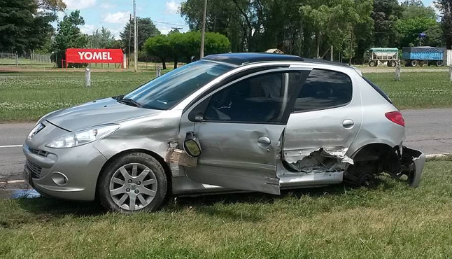 Un nuevo accidente en la Rotonda de Ruta 65