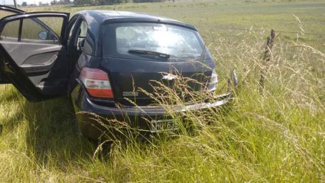 Chocaron un camión de mudanzas y un auto en la Ruta 5