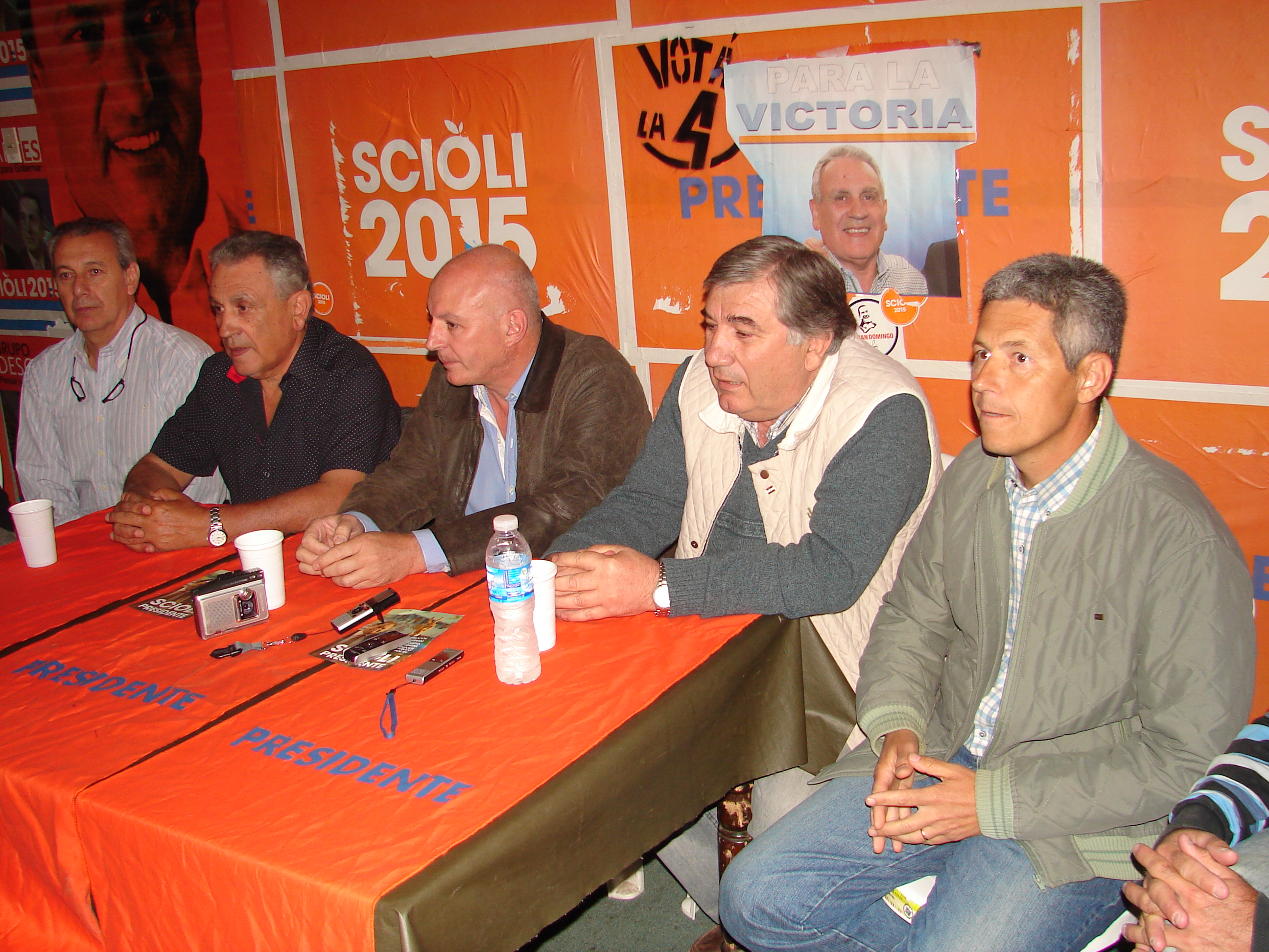 El Peronismo nuevejuliense brinda su apoyo a Daniel Scioli