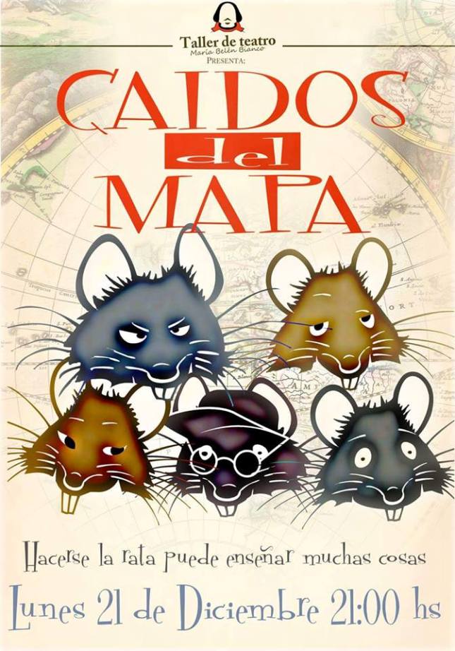 Esta noche en La Esquina se presenta la obra «Caídos del mapa»