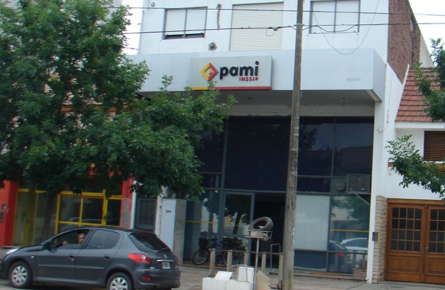 La oficina de PAMI afectada por la lluvia
