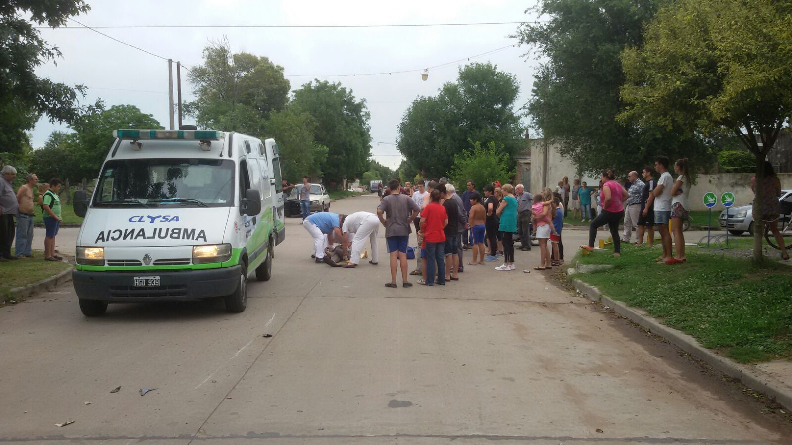 Falleció el chico que tuvo el accidente con la moto. Tenía 15 años.