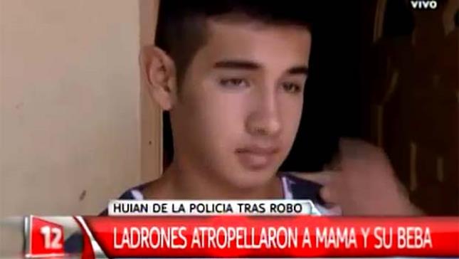 Bombero de 15 años fue quien salvó a la beba atropellada