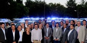 Ritondo entregó 100 camionetas 4 x 4 para la seguridad rural
