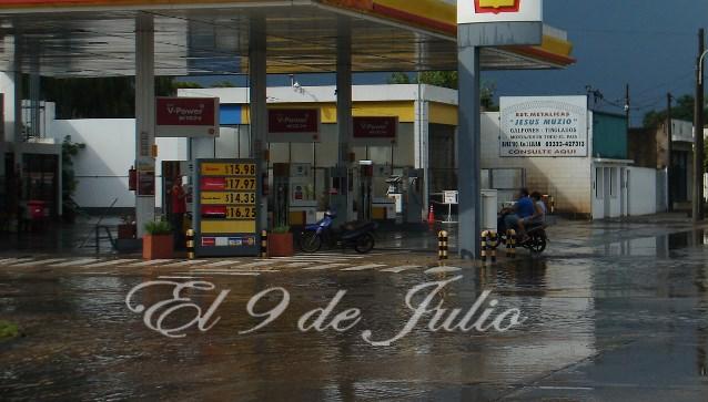 Fue dispar la lluvia en la Ciudad y el Partido