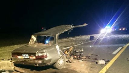 Una familia juninense destruida en un choque frontal con 5 muertos en Ruta 7