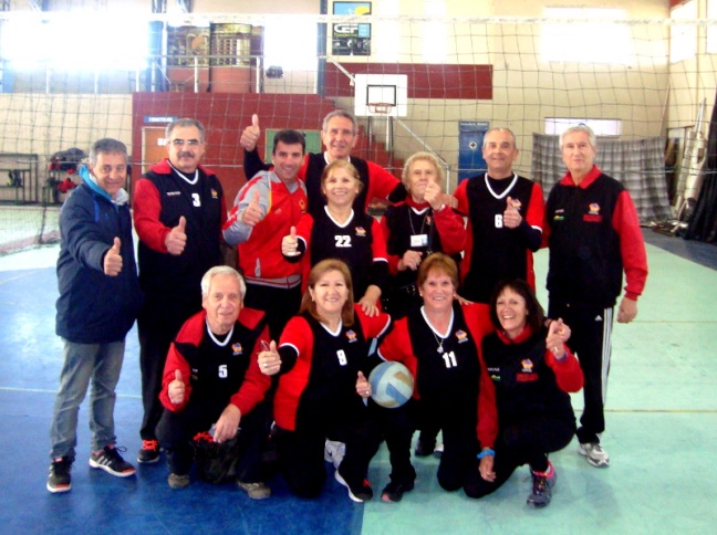 equipo de voley del taller municipal ganador