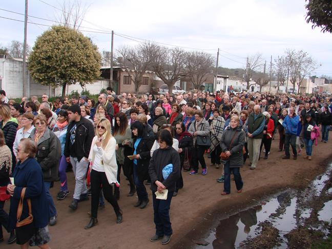 Ayer se realizó la misa en San Cayetano