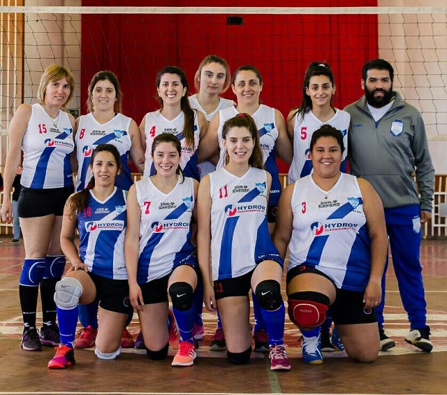 Equipo de Voley de Las Santa del Club San Martin