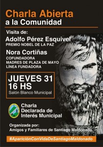 charla sobre Santiago Maldonado