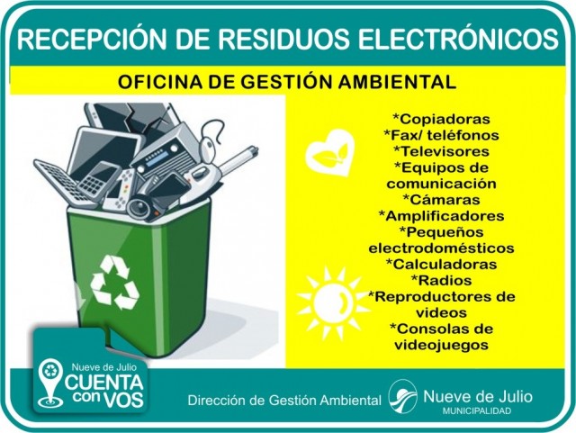 Nuevo programa de recepción de residuos de aparatos eléctricos y electrónicos