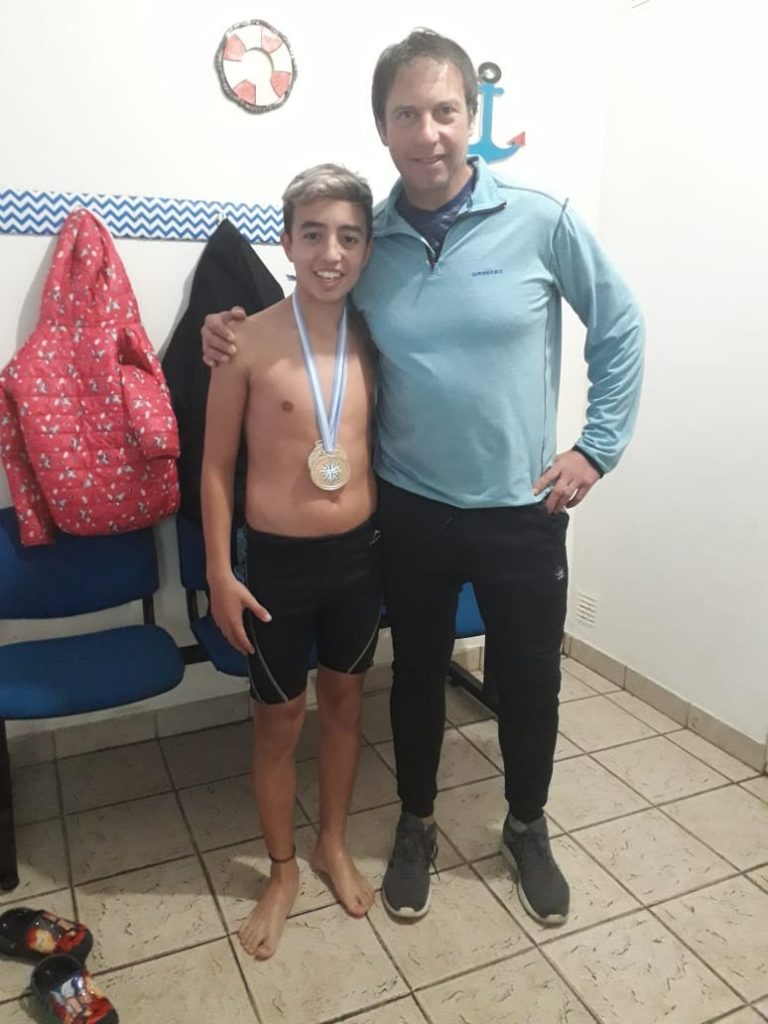 Dante Di Risio: Nadador nuevejuliense en torneo nacional