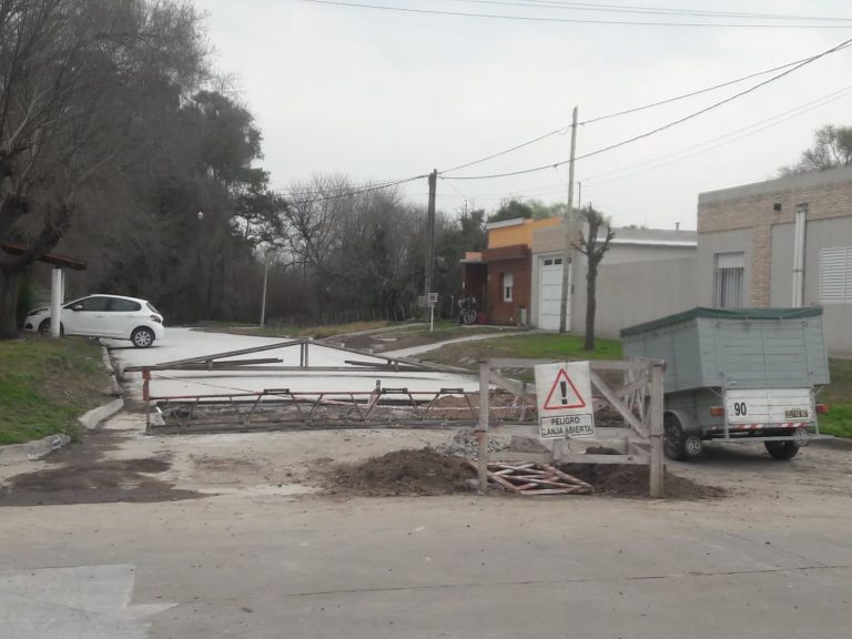 Nueva cuadra de pavimento