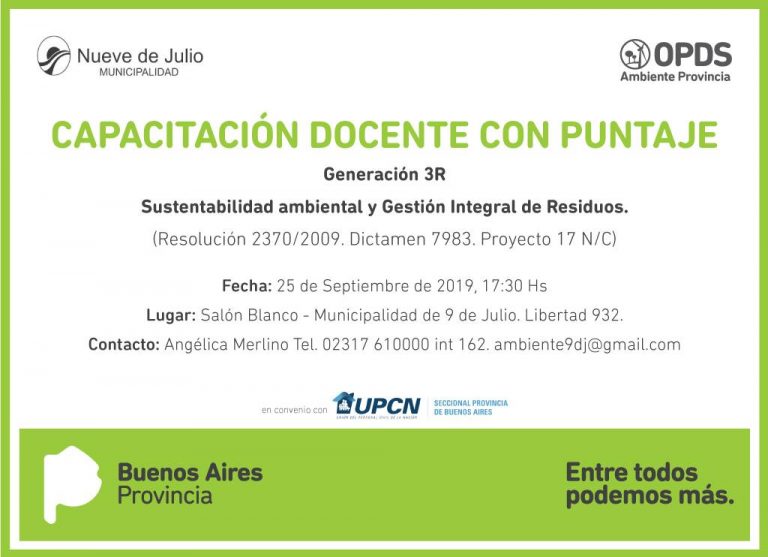 Capacitación docente con puntaje