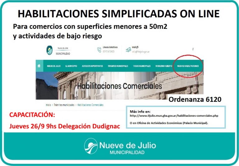 Nuevo sistema para simplificar la habilitación de comercios