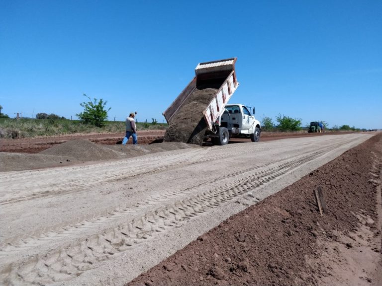 Estabilizado de suelo en el Acceso a Patricios