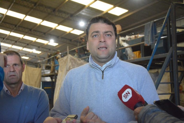 Barroso recorrió la ampliación de la Planta de Separación de Residuos