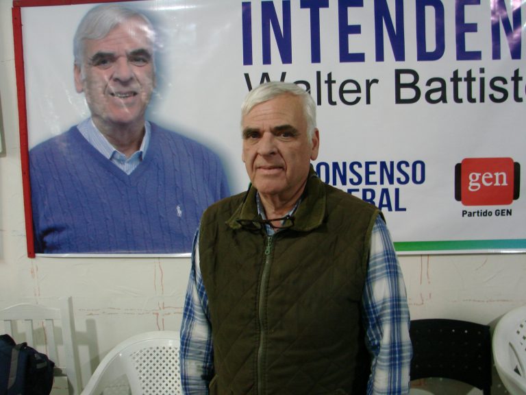 Walter Battistella: «tenemos experiencia de gestión, los vecinos nos conocen»