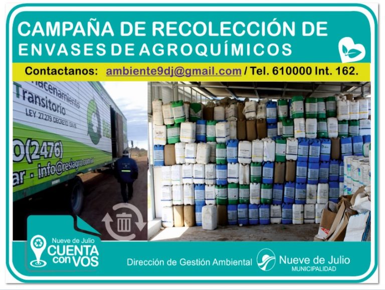 Recolección de envases de agroquímicos