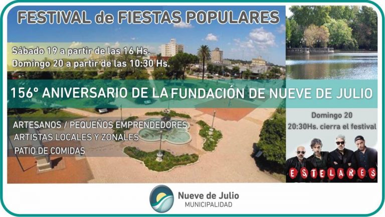 Festival de Fiestas Populares con representación de todas las localidades