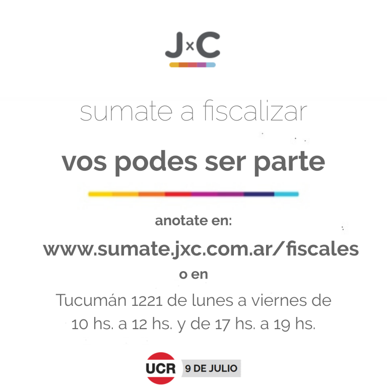 Comunicado de prensa de la UCR de 9 de Julio