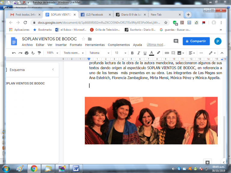 Soplan vientos de Bodoc