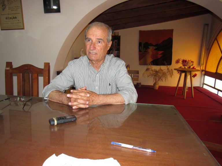 Inauguran la ermita en el Parque San Martín