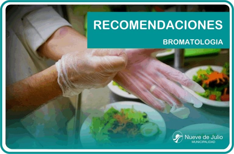 Dirección de Bromatología: Recomendaciones a la población