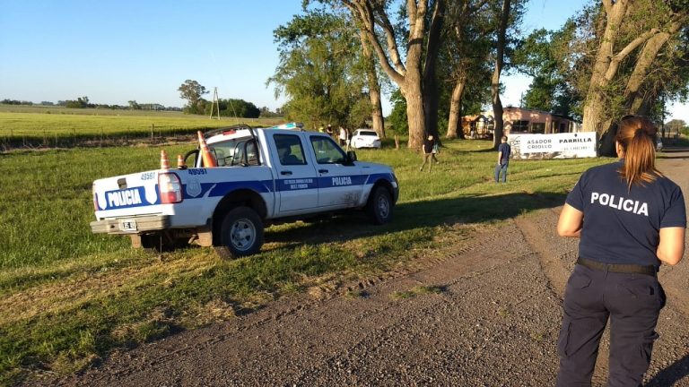 Accidente en la Ruta 5, cerca de French