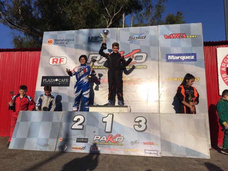 Santiago Baztarrica, campeón de karting 2019
