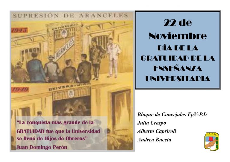 Día de la Gratuidad de la Enseñanza Universitaria Pública  