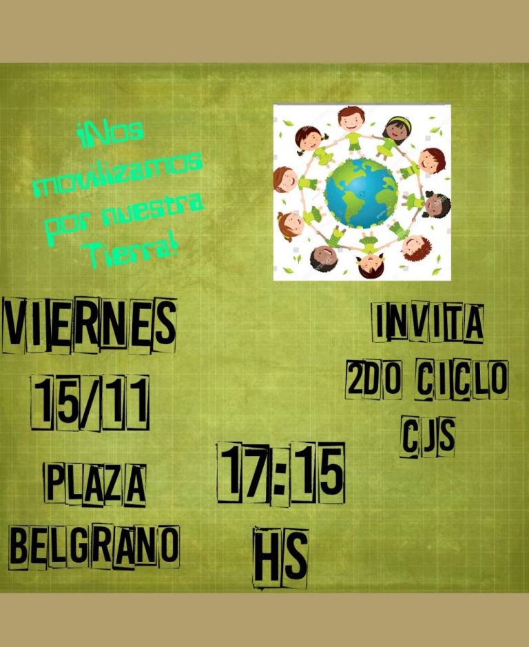 El CJS convoca a la Marcha por el planeta