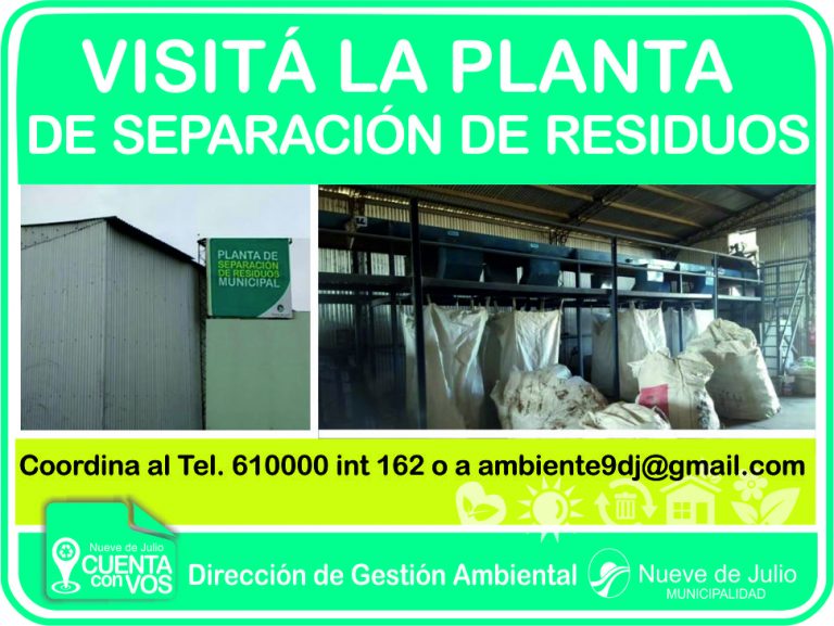 Gestión ambiental: Visitas a la planta de separación de residuos