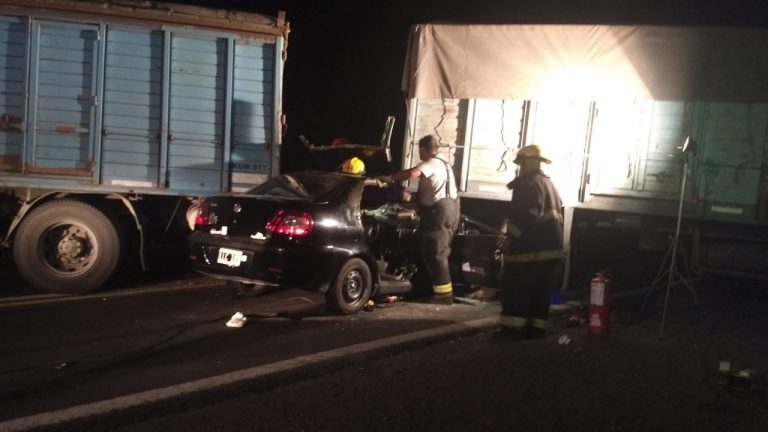 Km 274, cerca de French: Accidente en Ruta 5: no fue tragedia de milagro