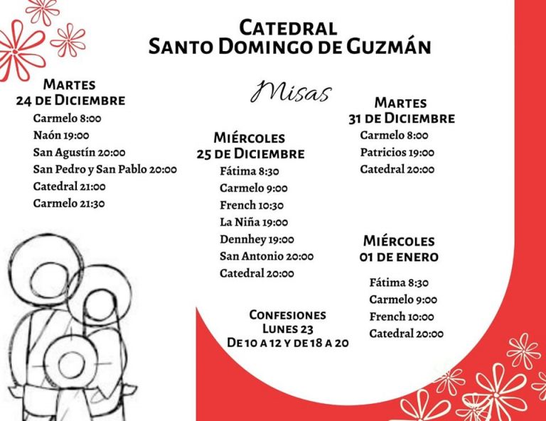 Se conoce la programación de Misas para Navidad