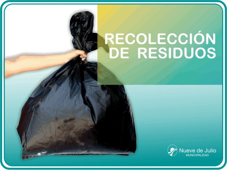 La recolección de residuos tiene nuevo cronograma