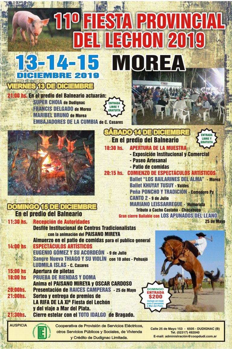 Fiesta del Lechón en Morea