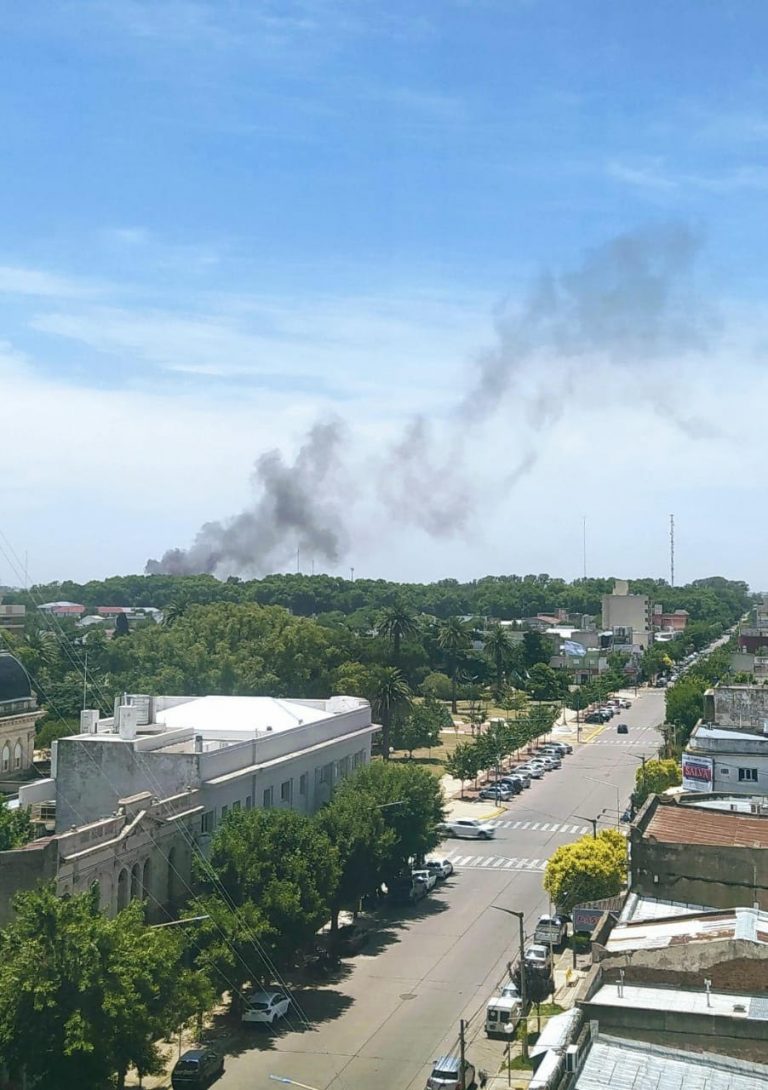 El humo del basural cubrió la Ciudad